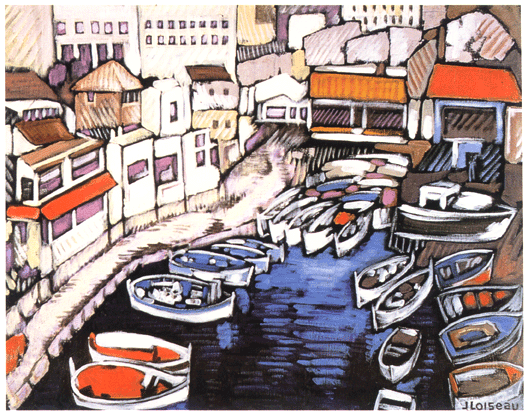 Le vallon des Auffes- Jacques Loiseau, French Impressionist Painter